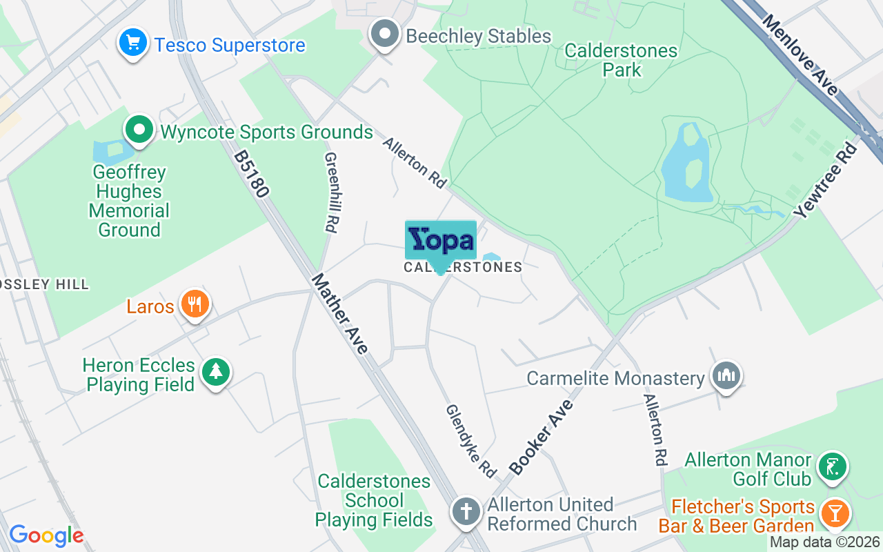 Map showing the location of L18 6JR