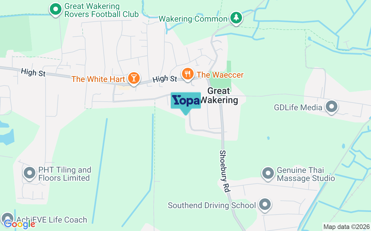 Map showing the location of SS3 0BQ