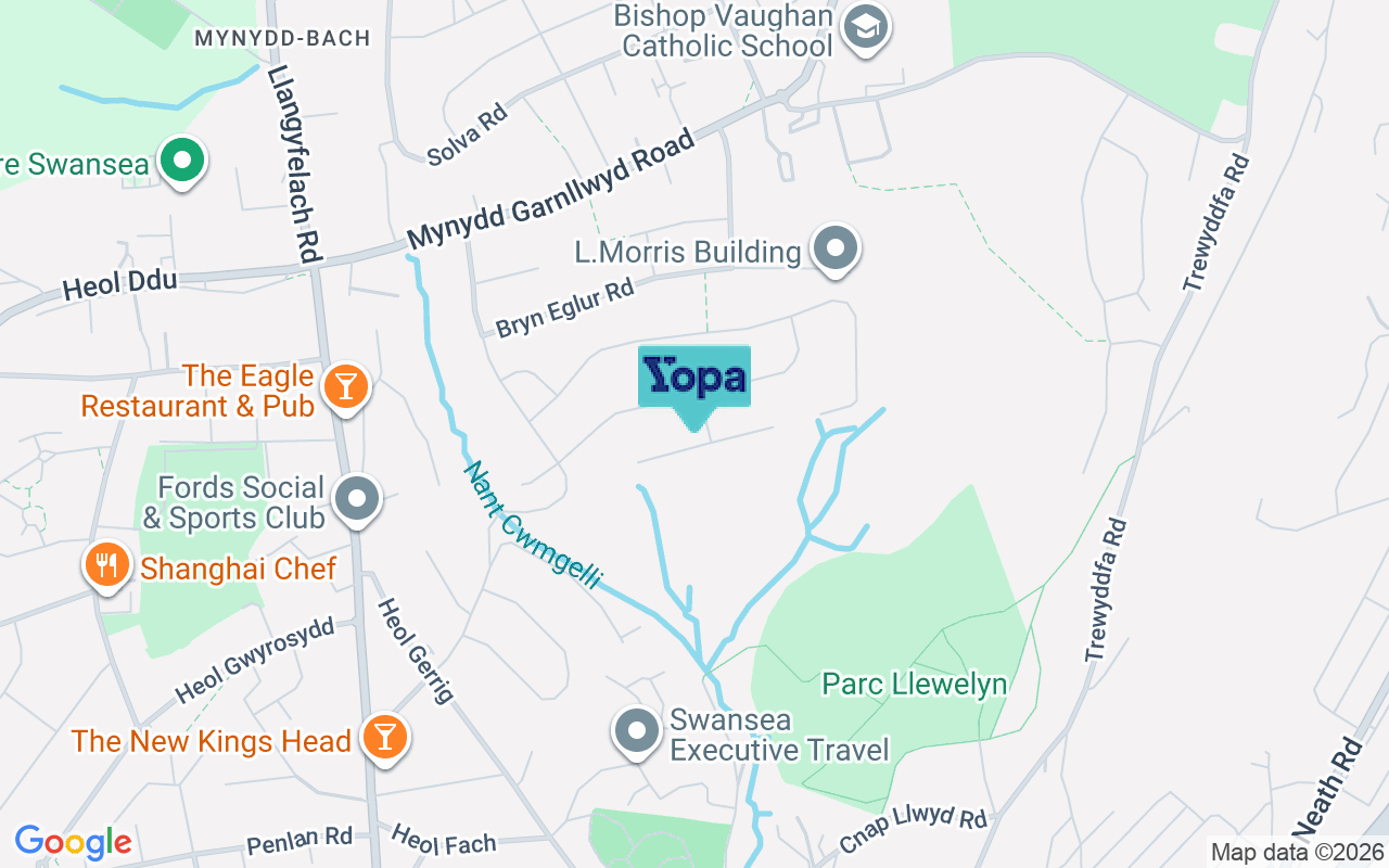 Map showing the location of SA6 7PS