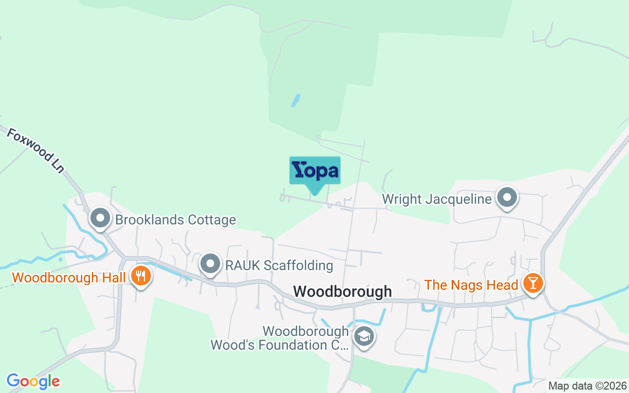 Map showing the location of NG14 6DW