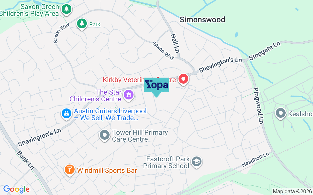 Map showing the location of L33 1AP