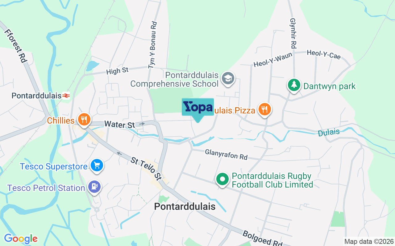 Map showing the location of SA4 8SL