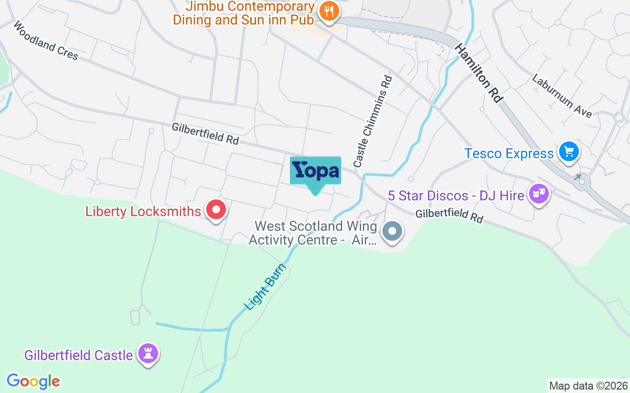 Map showing the location of G72 8XT