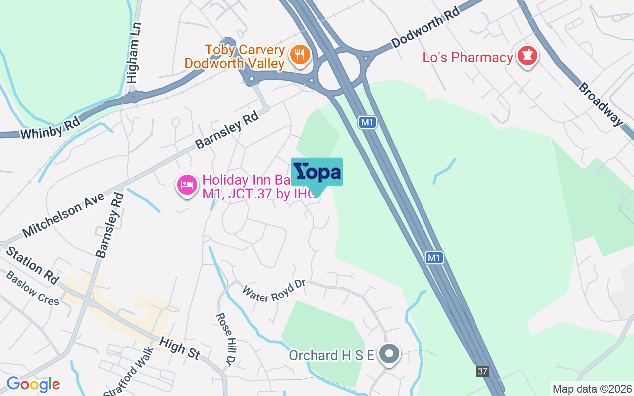 Map showing the location of S75 3TF