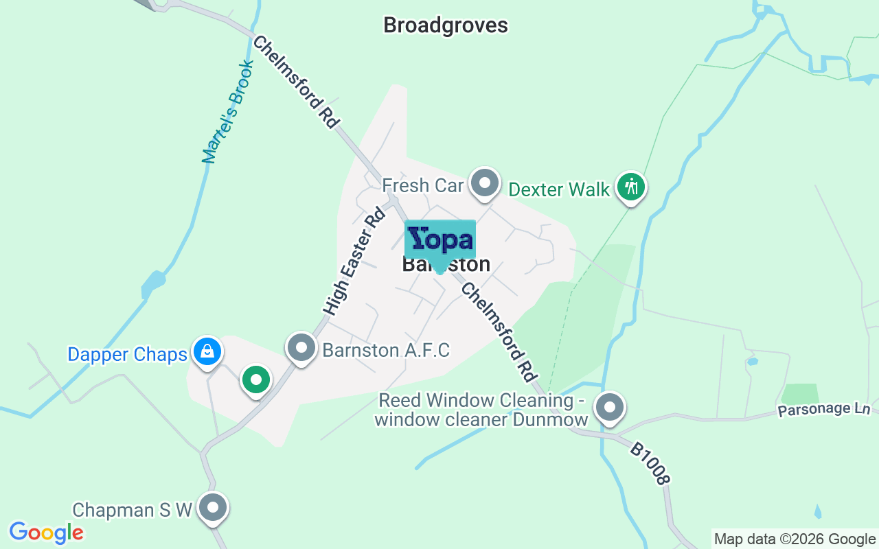 Map showing the location of CM6 1PJ