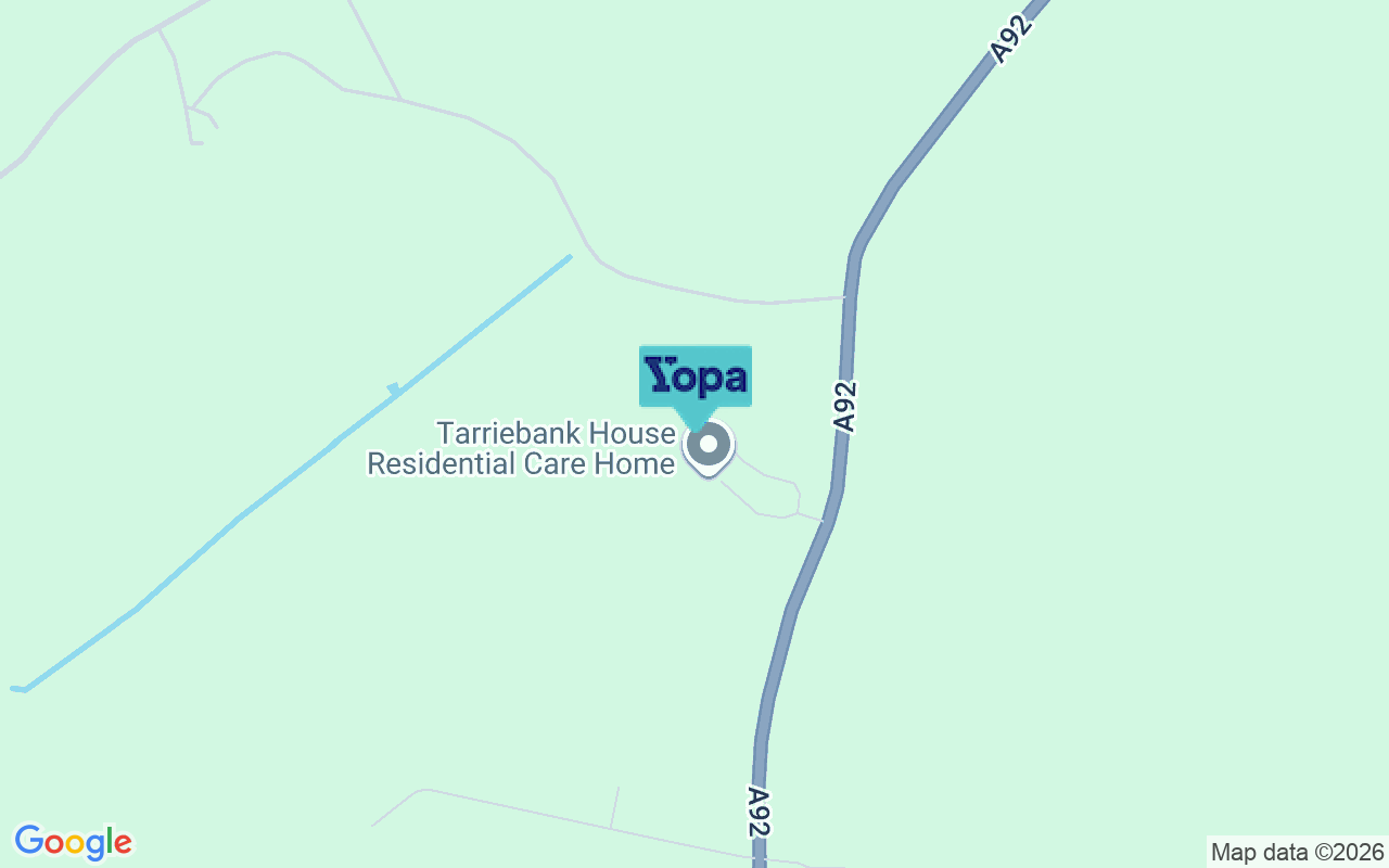 Map showing the location of DD11 5RD