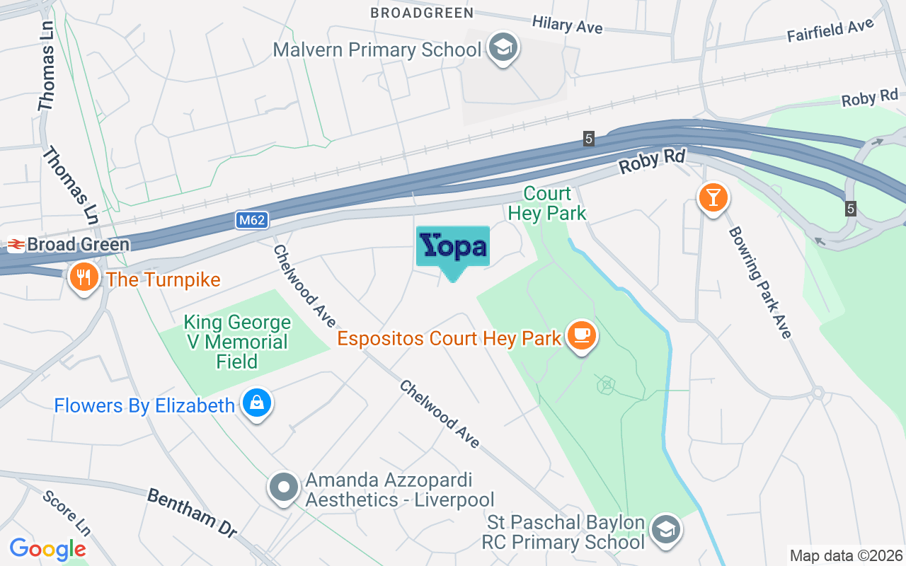 Map showing the location of L16 3NB