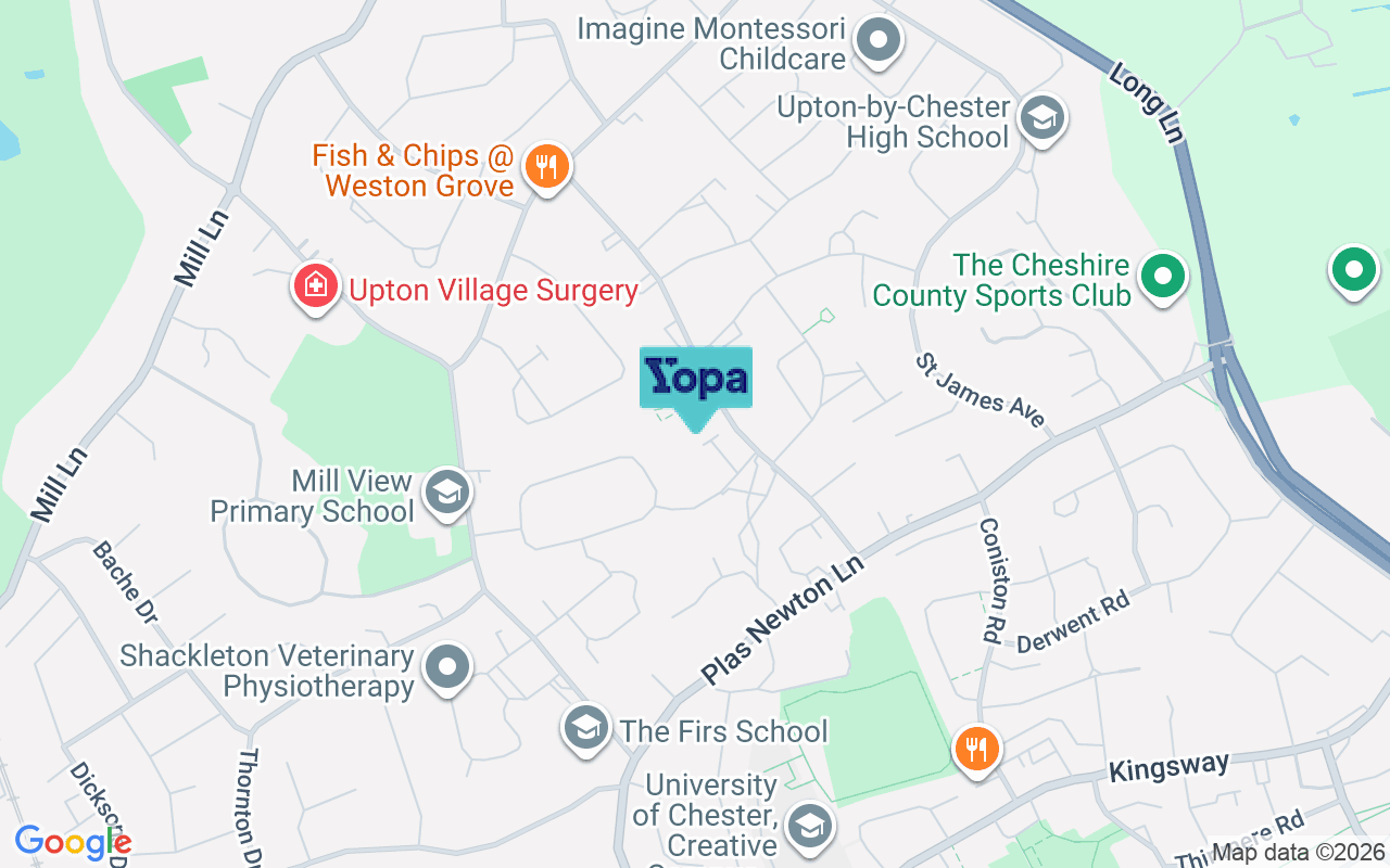 Map showing the location of CH2 1TF