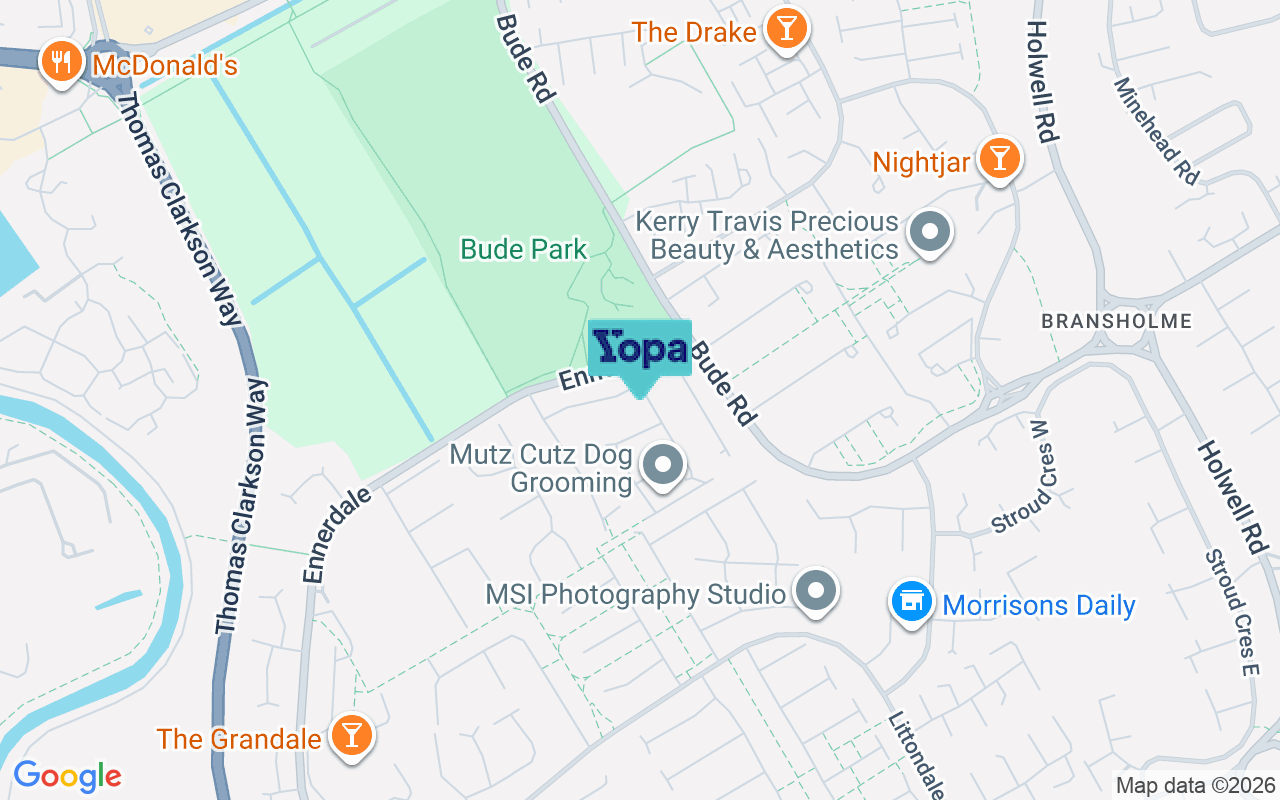 Map showing the location of HU7 6DL