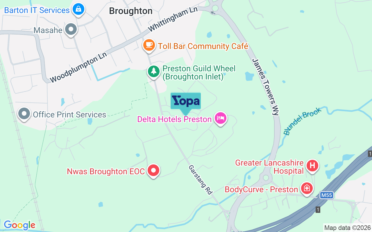 Map showing the location of PR3 5EX