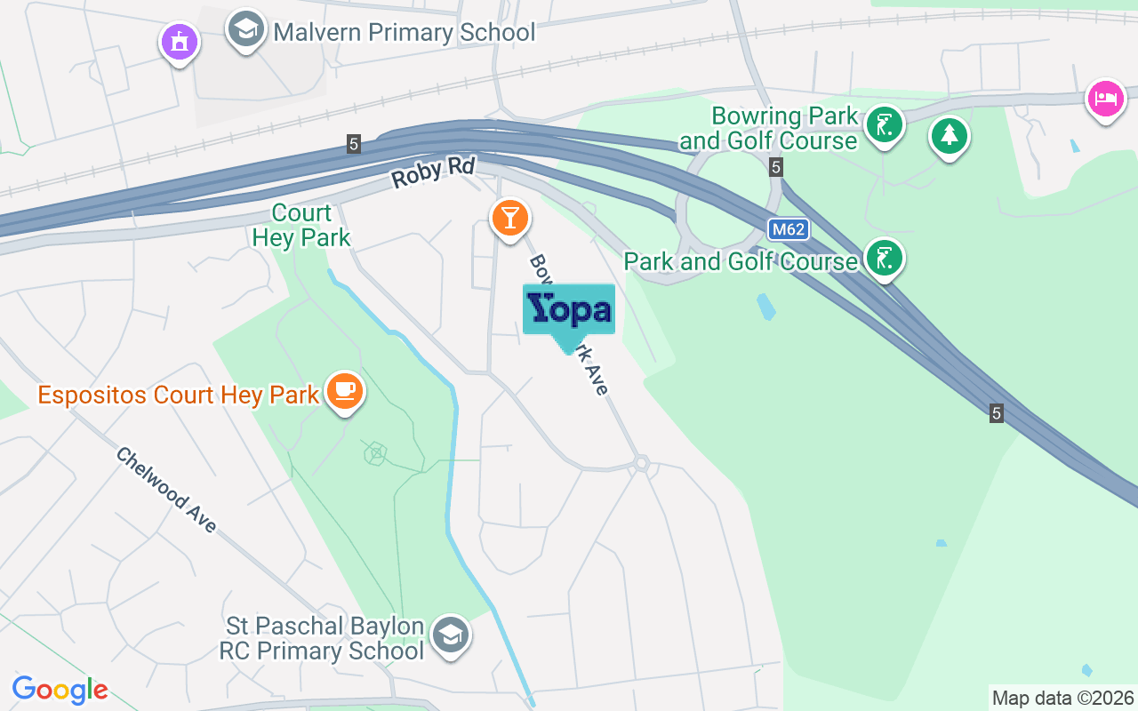 Map showing the location of L16 2NJ