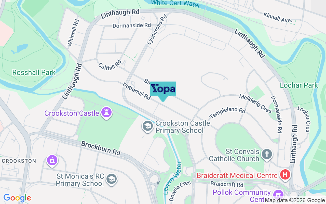 Map showing the location of G53 5UX