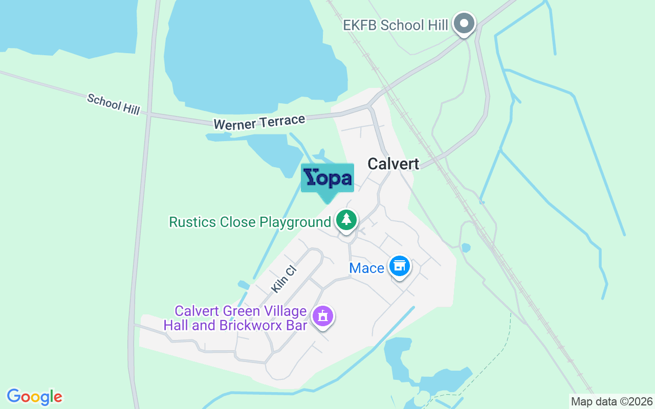 Map showing the location of MK18 2FQ