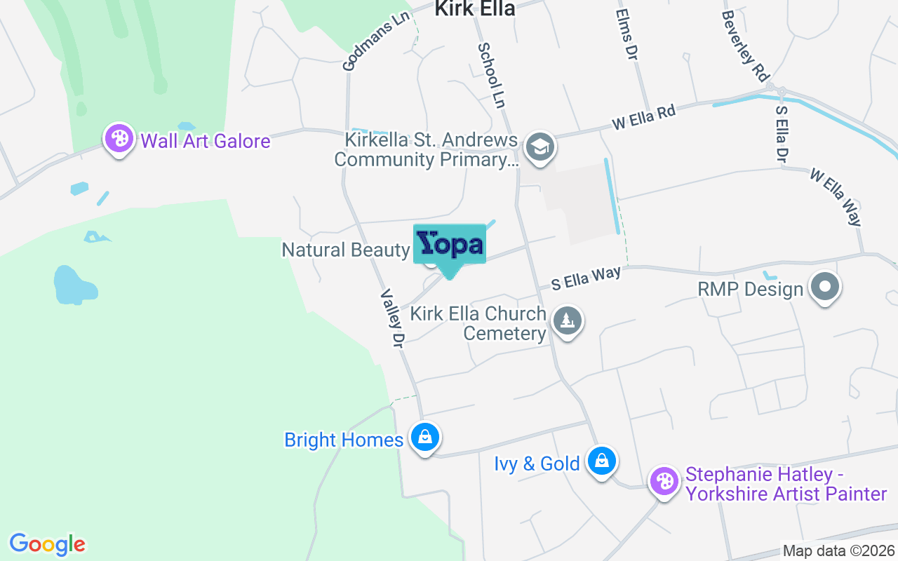 Map showing the location of HU10 7PR
