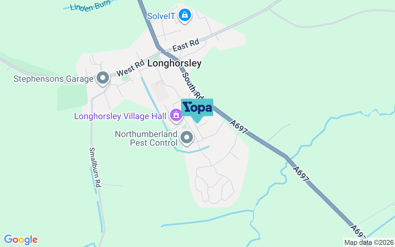Map showing the location of NE65 8UQ