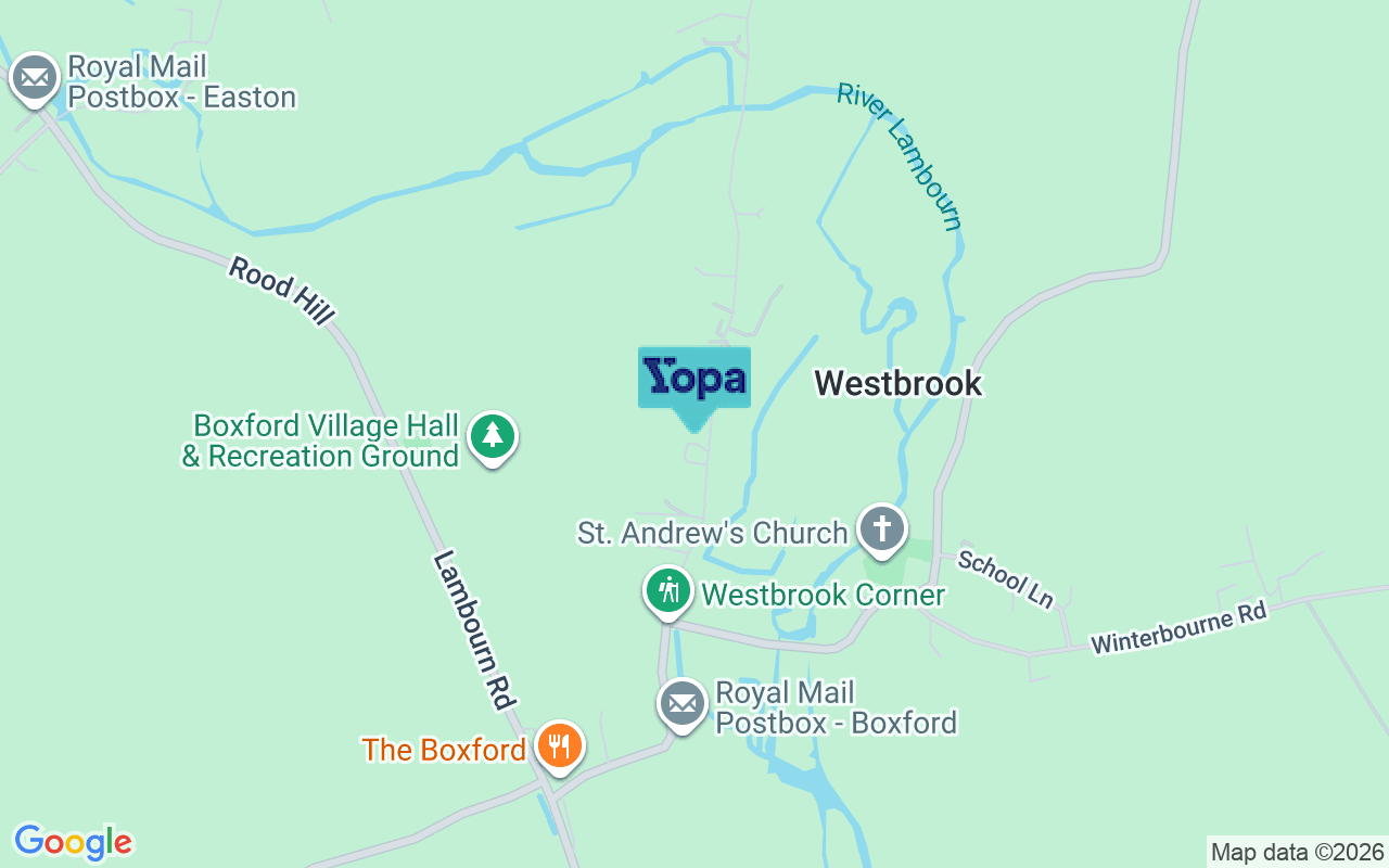 Map showing the location of RG20 8DJ