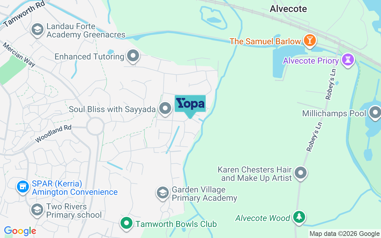 Map showing the location of B77 4FT