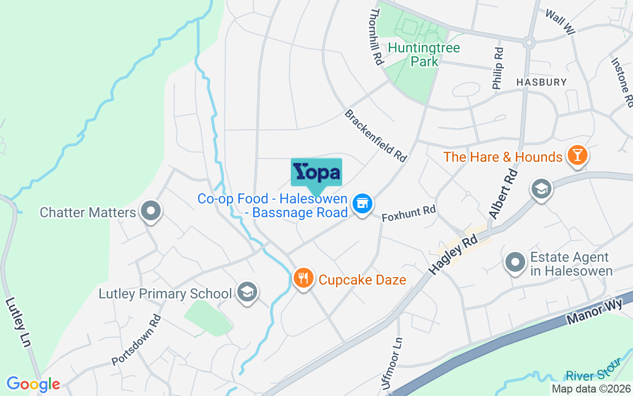 Map showing the location of B63 1AF