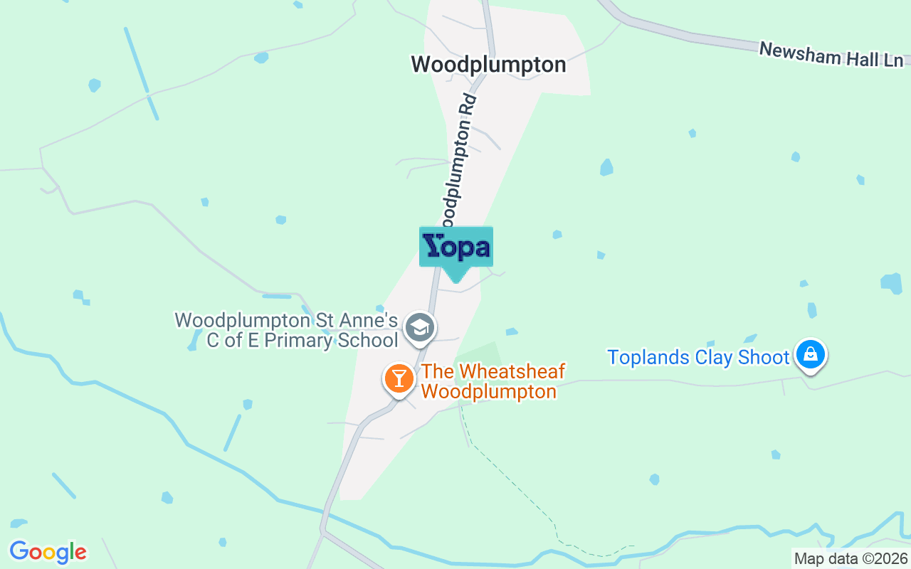 Map showing the location of PR4 0LN