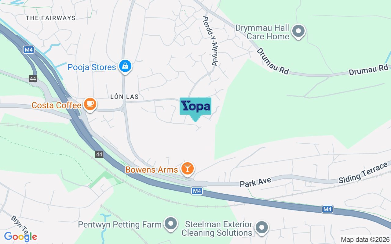 Map showing the location of SA7 9NL