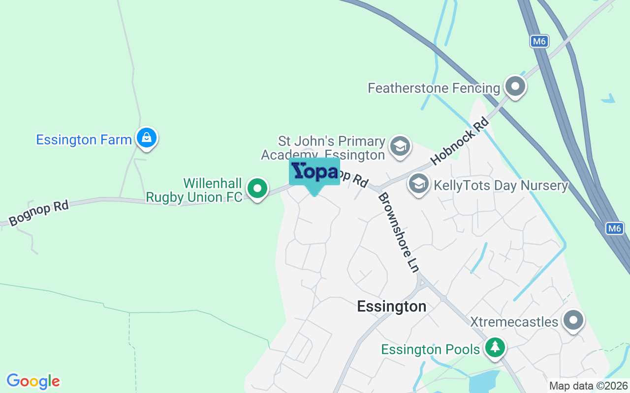 Map showing the location of WV11 2TE