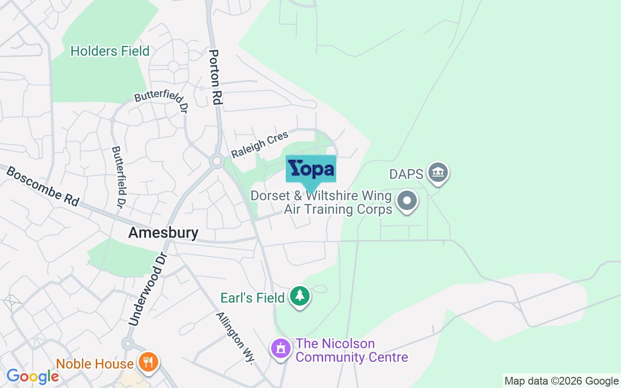 Map showing the location of SP4 7QE