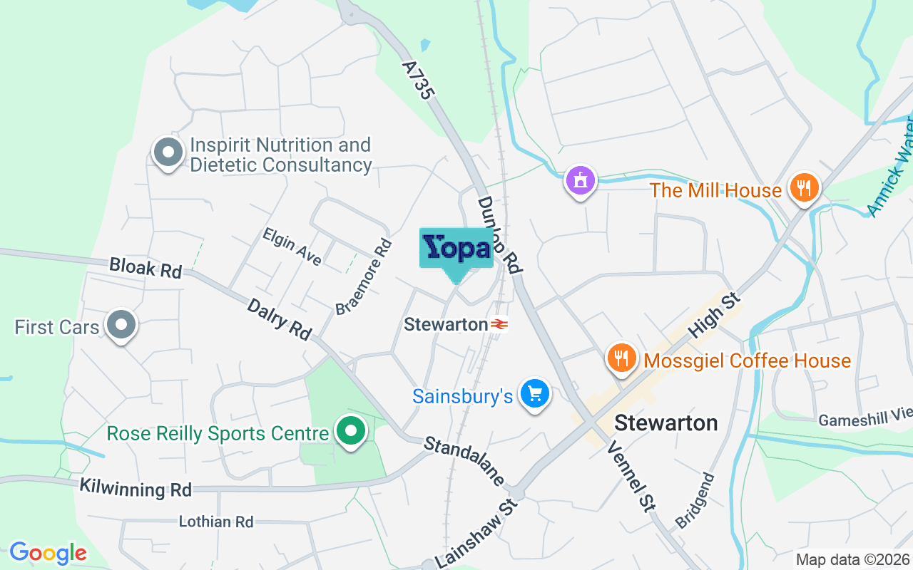 Map showing the location of KA3 3AR