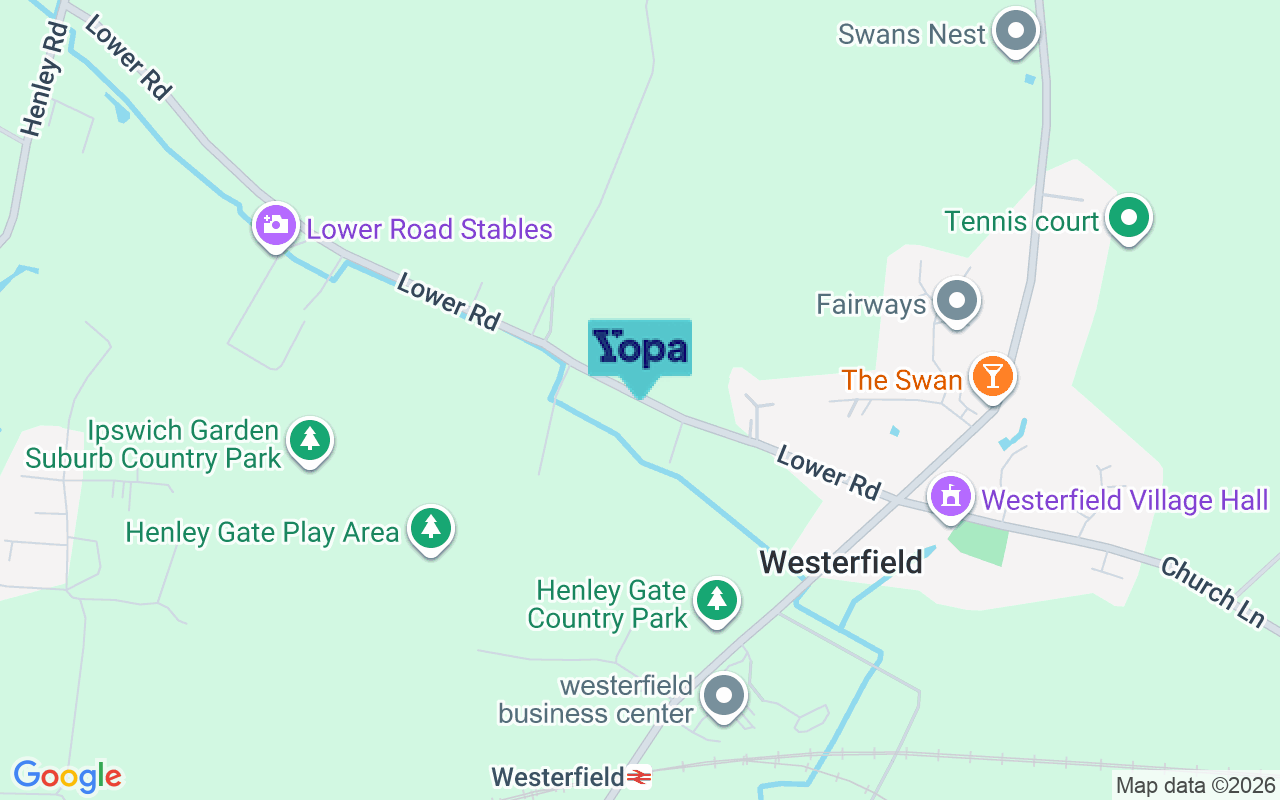 Map showing the location of IP6 9AS