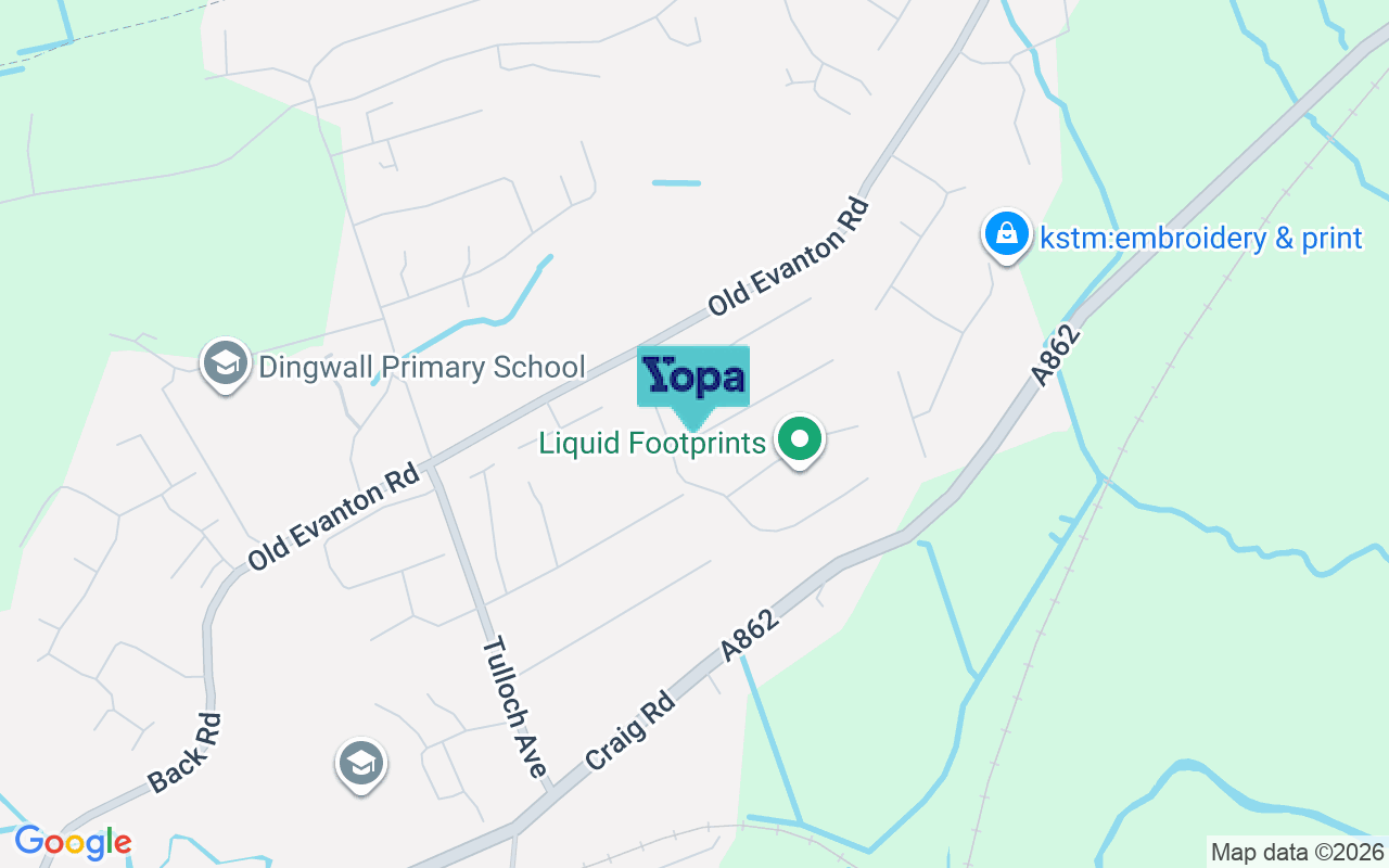 Map showing the location of IV15 9RW