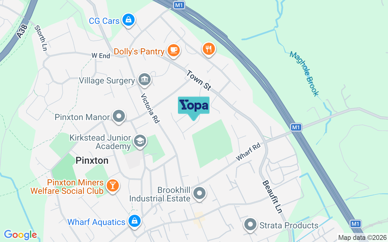 Map showing the location of NG16 6HR