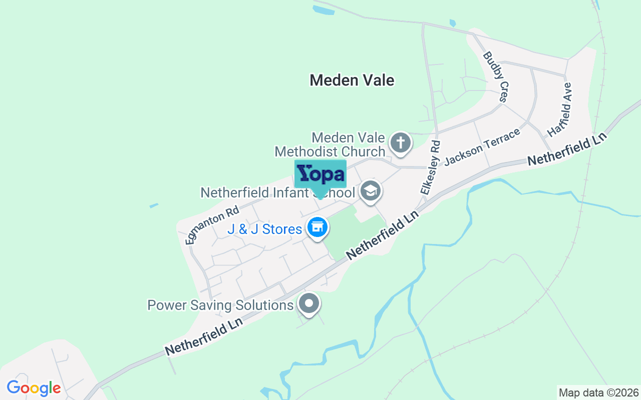 Map showing the location of NG20 9QL