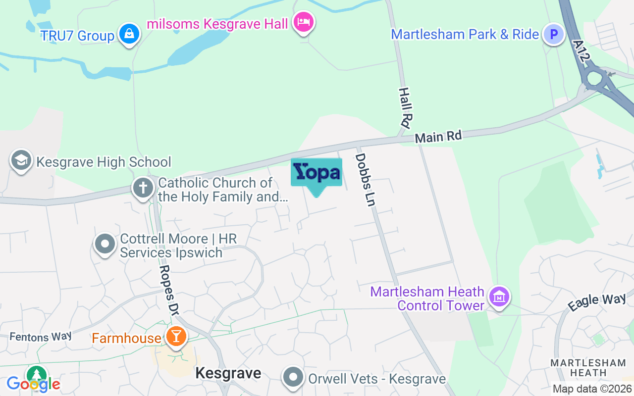 Map showing the location of IP5 2PP