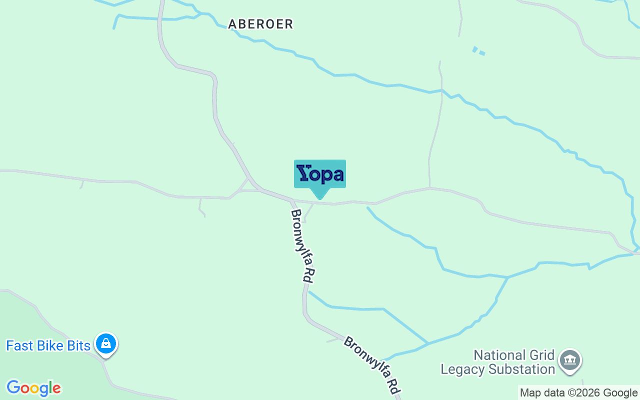 Map showing the location of LL14 4LG