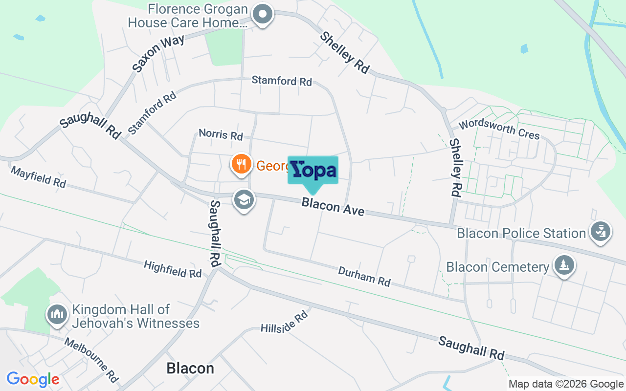 Map showing the location of CH1 5BU