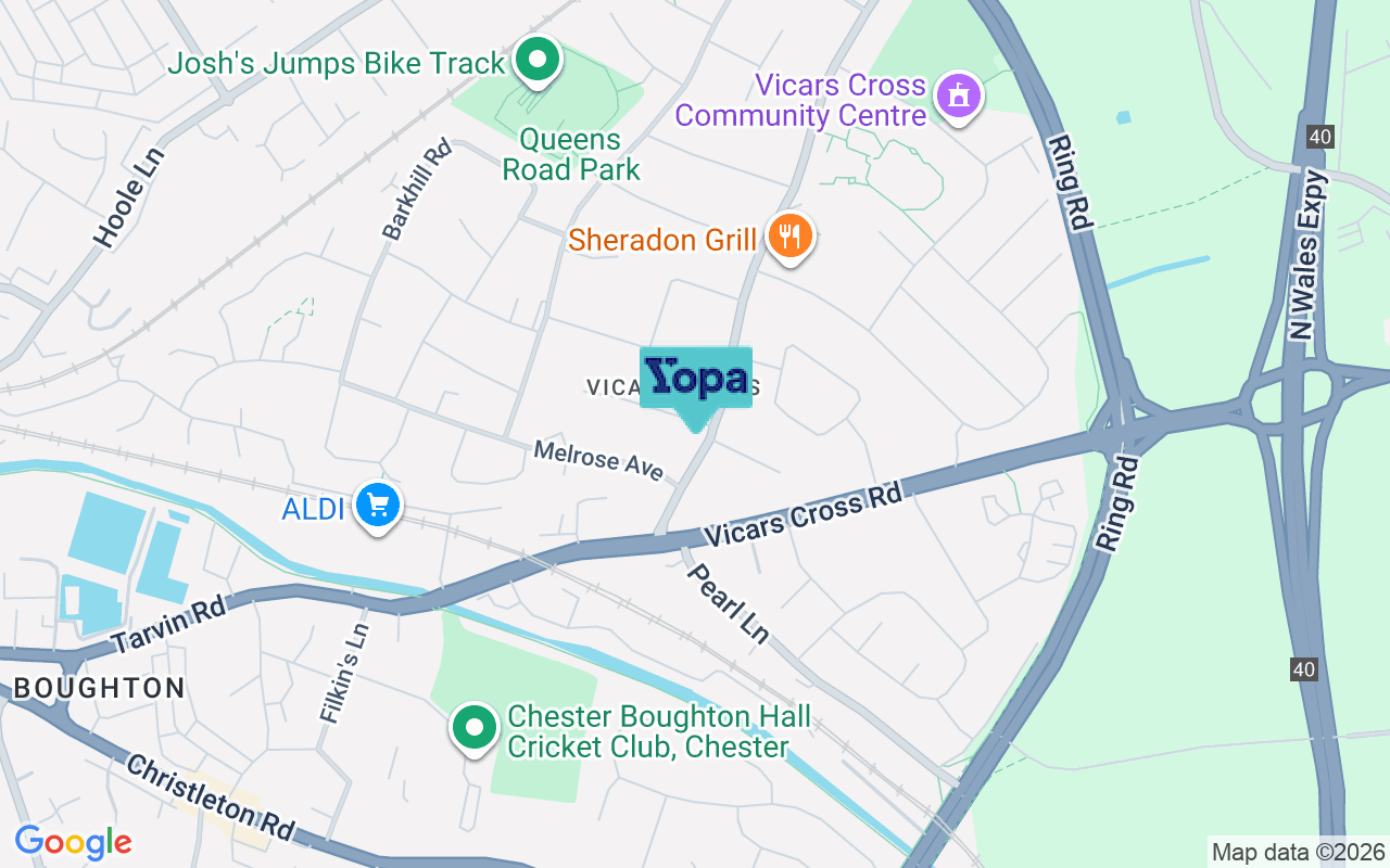 Map showing the location of CH3 5LA