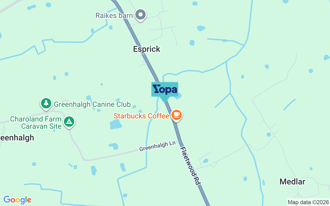 Map showing the location of PR4 3HE