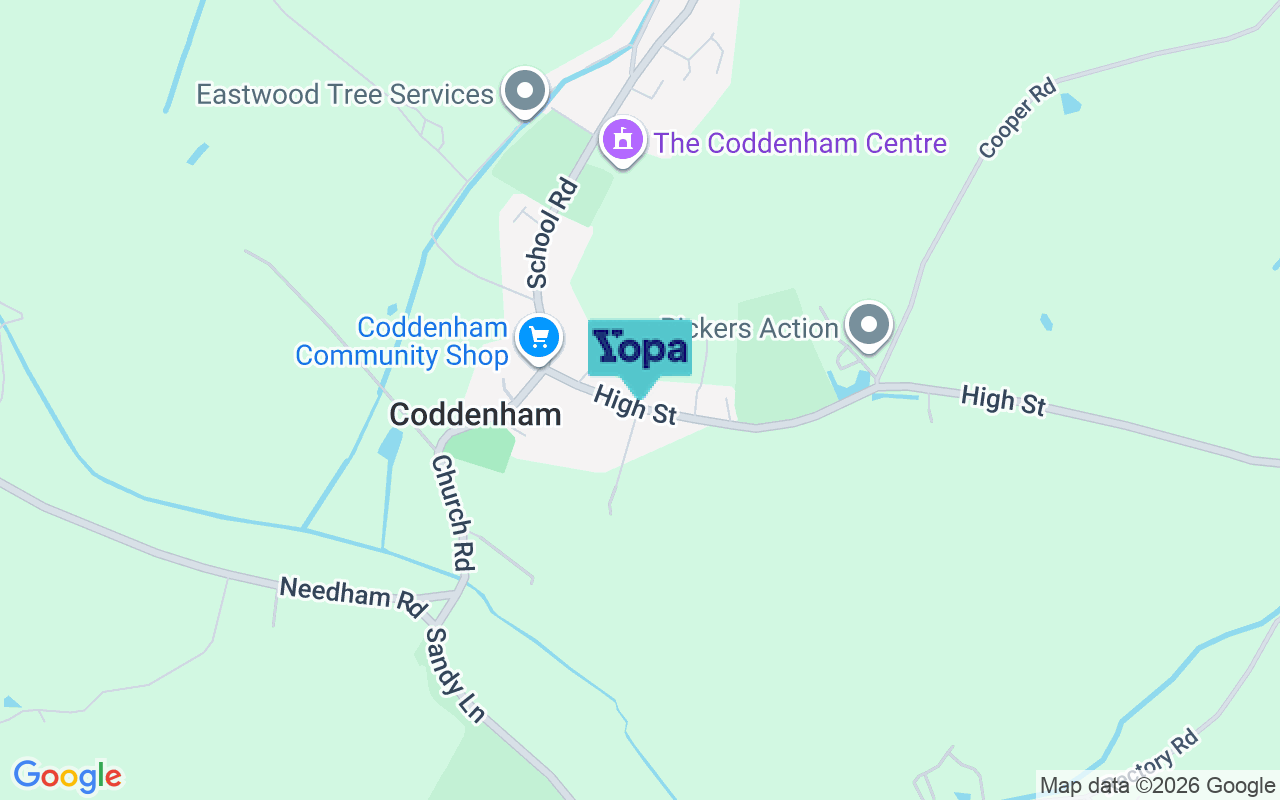 Map showing the location of IP6 9PN