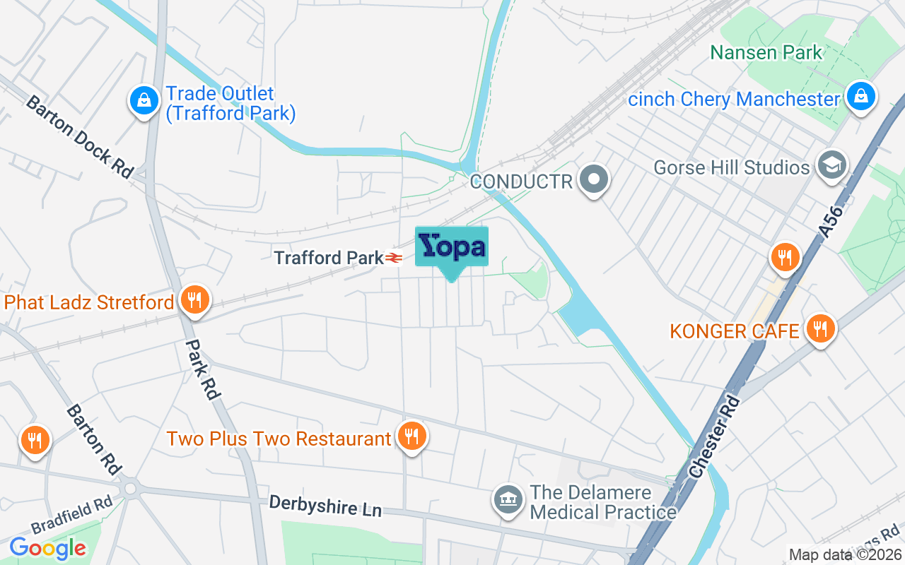 Map showing the location of M32 0FA