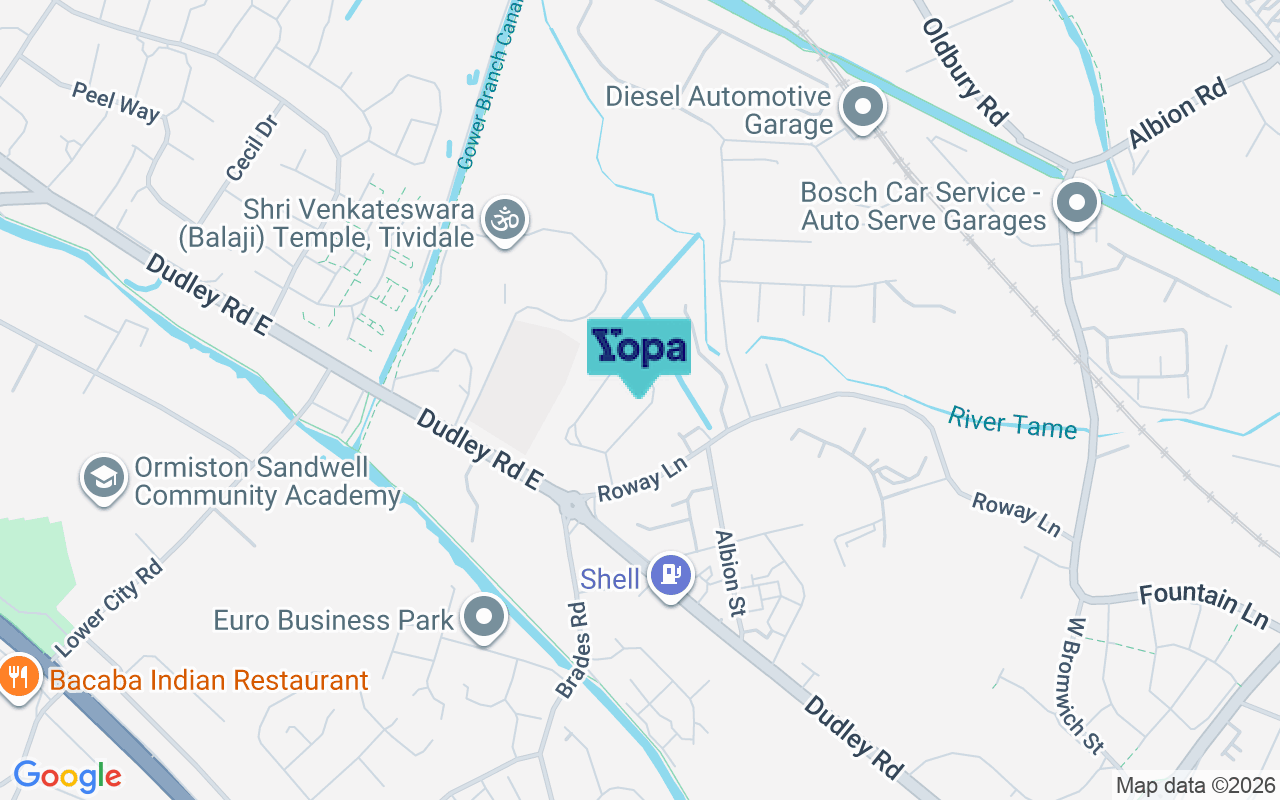 Map showing the location of B69 3EF