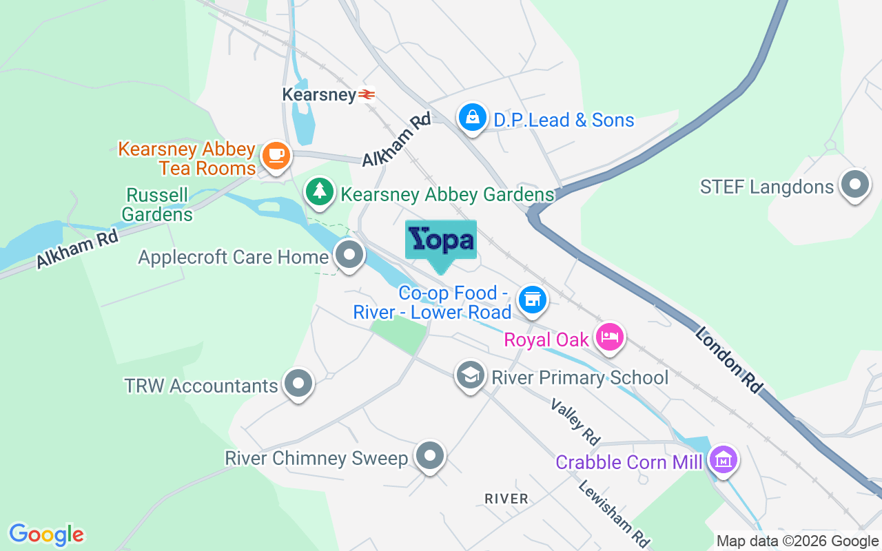 Map showing the location of CT17 0RQ