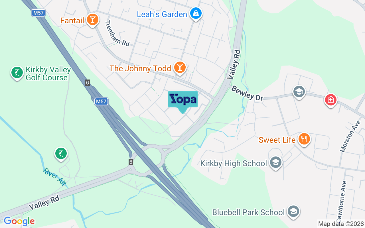 Map showing the location of L32 4AJ