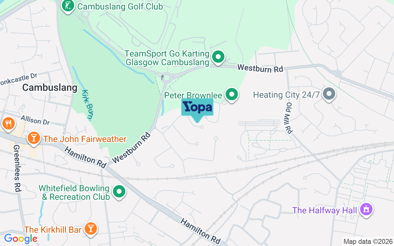 Map showing the location of G72 7LU