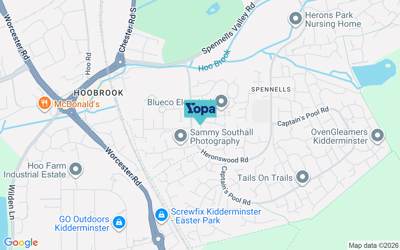 Map showing the location of DY10 4UH