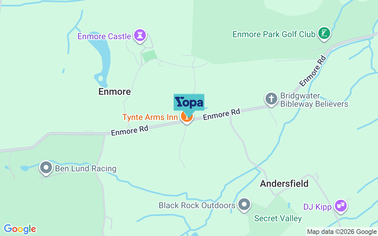 Map showing the location of TA5 2DS