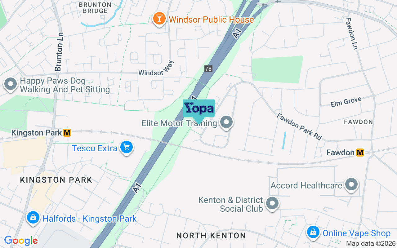 Map showing the location of NE3 2JX