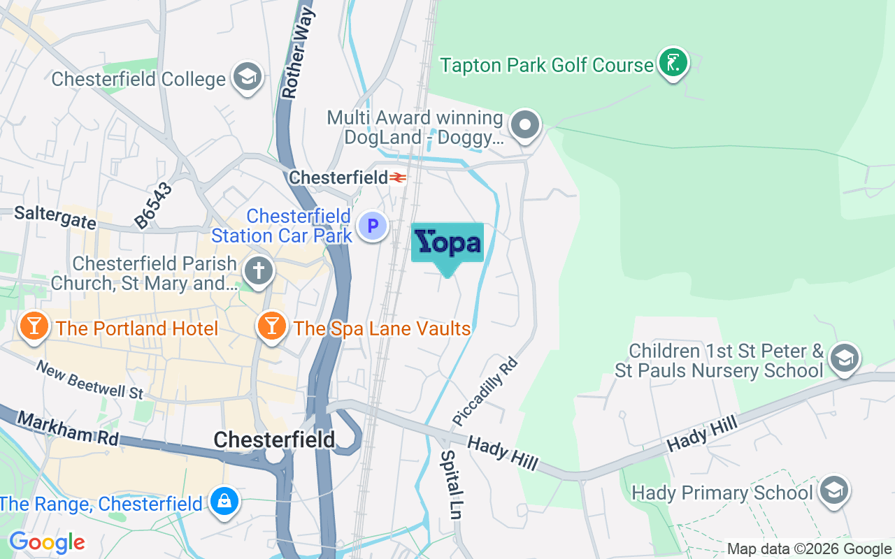 Map showing the location of S41 0FD