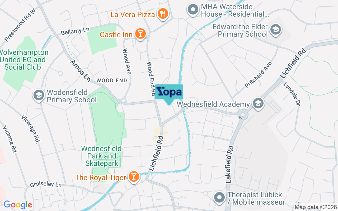 Map showing the location of WV11 3HR