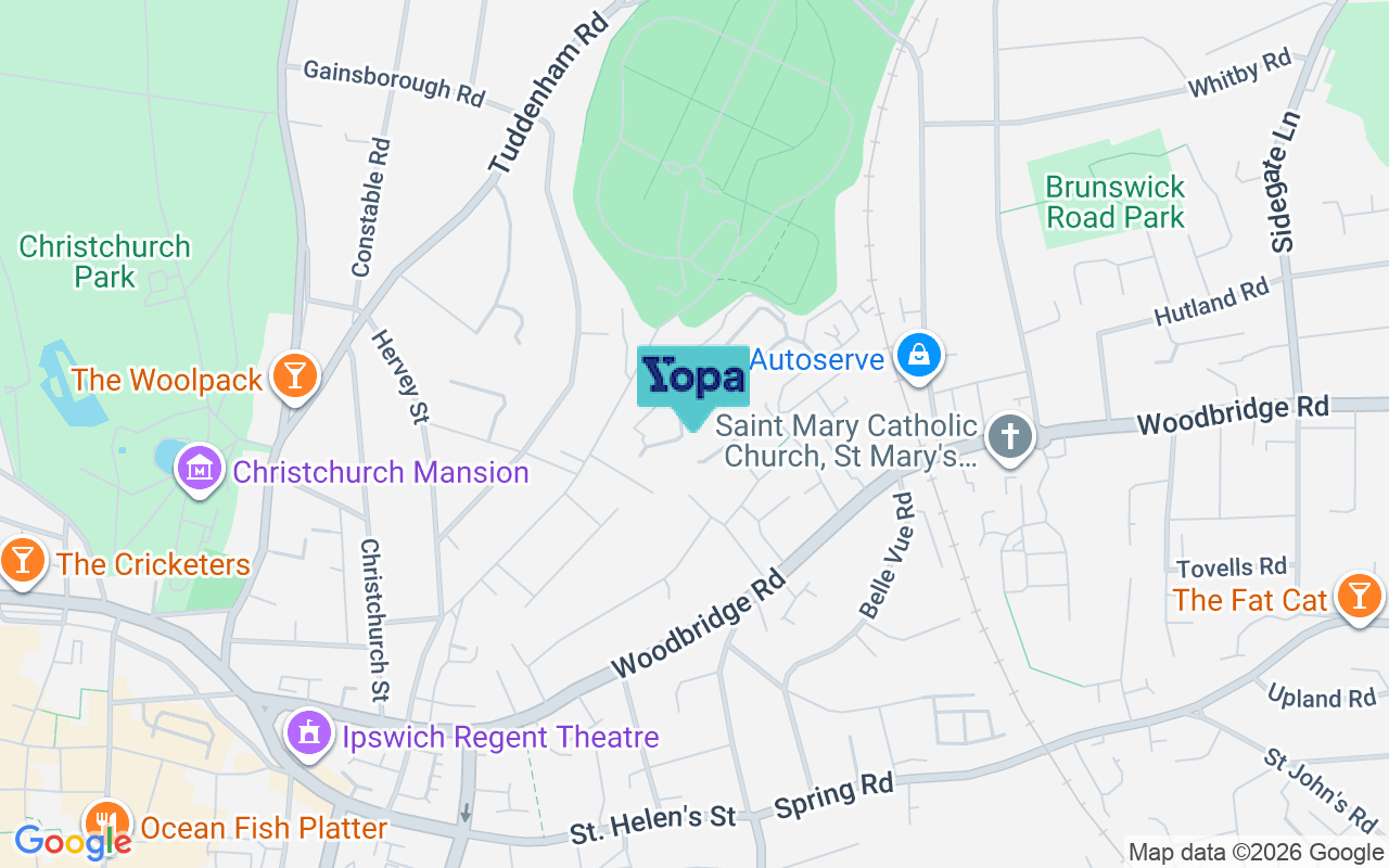 Map showing the location of IP4 2GH