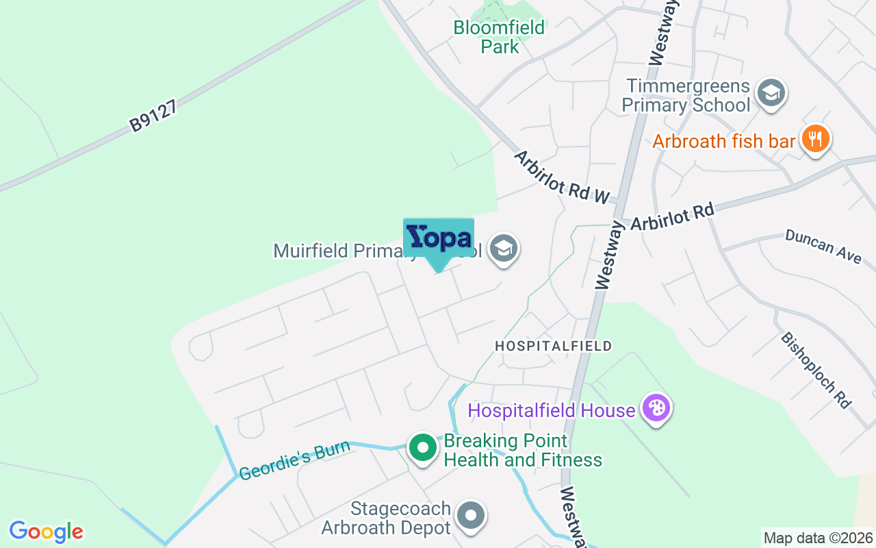 Map showing the location of DD11 2LU