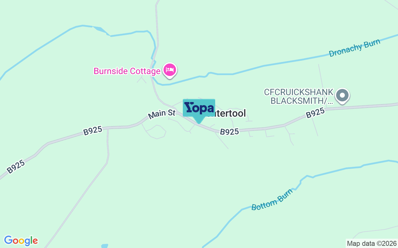 Map showing the location of KY2 5XW